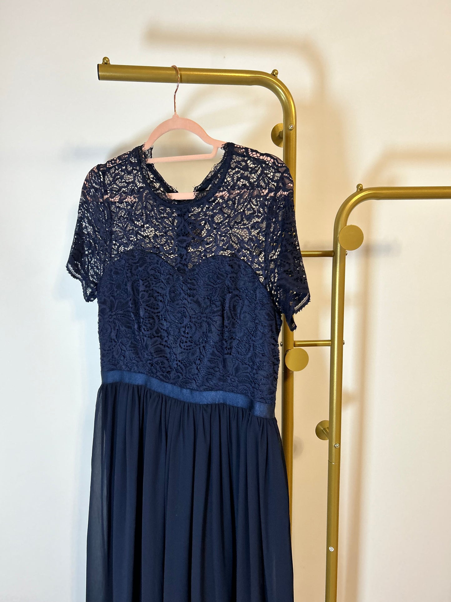 Dressystar Lace Short Sleeve Dress - XL